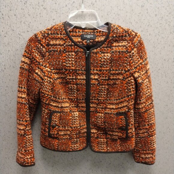 Talbots front zip cardigan size 2P - Picture 1 of 7